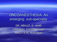 Oncoanesthesia an emerging subspeciality.pptx